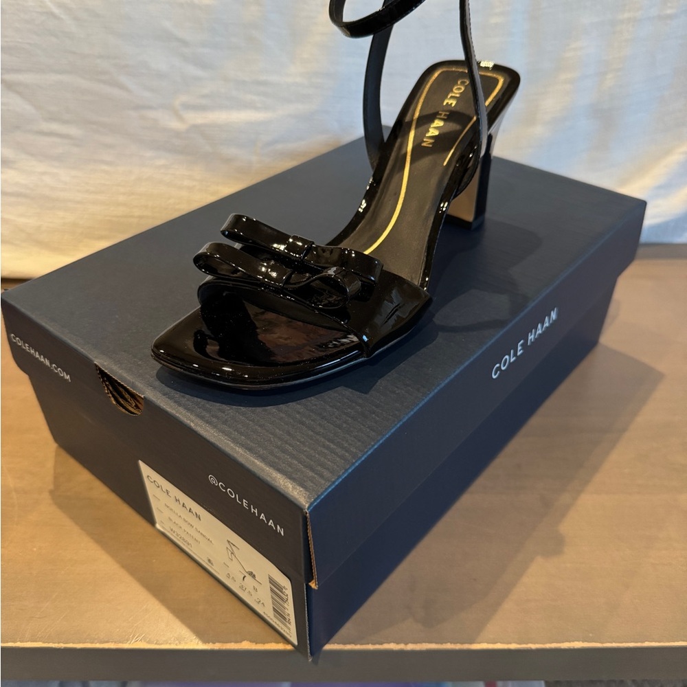 Cole Haan Women's Glossy Black Heels